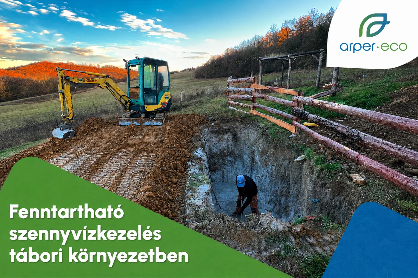 Szennyvízkezelés áram nélkül: Fenntartható megoldás egy 30 fős tábor számára